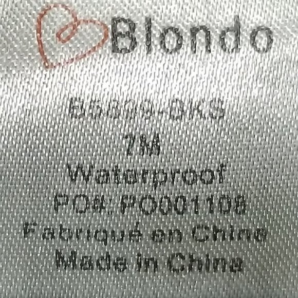 Blondo Ellie Waterproof Knee High Riding Boot, Black Suede, Womens Size 7 M - Picture 8 of 9